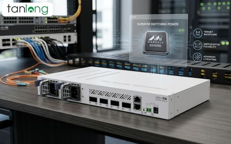  Thiết bị sở hữu chip xử lý chuyển mạch cao cấp Marvell DX4310