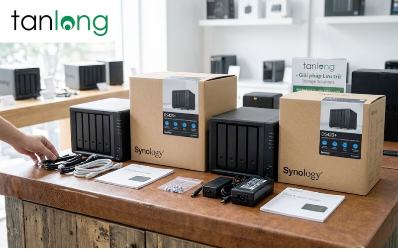 DS425+ VS DS423+: CUỘC ĐỐI ĐẦU GIỮA CÔNG NGHỆ MỚI VÀ 