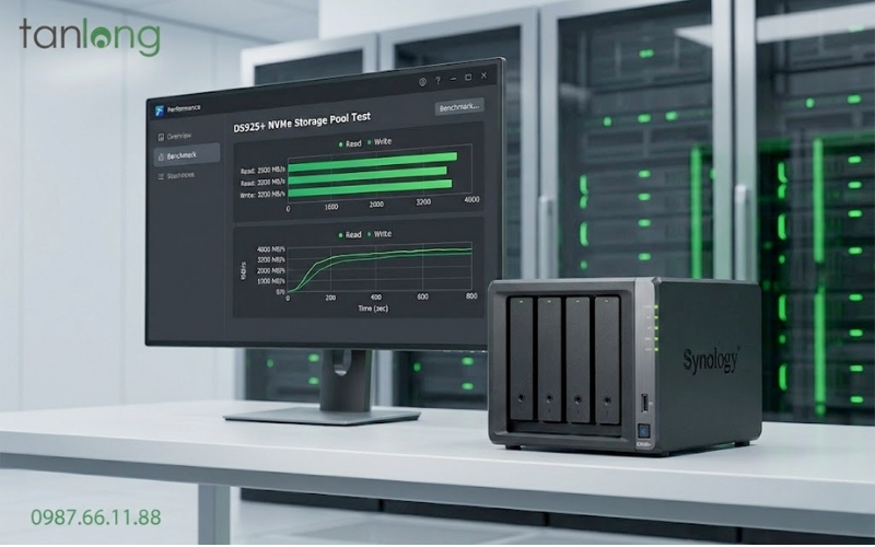 thông số ds925+ đo nghiệm chỉ số IOPS thực tế