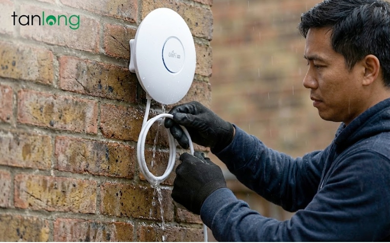 BÍ KÍP LẮP UNIFI AC PRO OUTDOOR SÂN VƯỜN: MẸO NHỎ GIÚP THIẾT BỊ BỀN BỈ BẤT CHẤP MƯA NẮNG