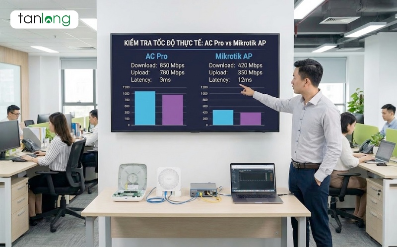 AC Pro vs Mikrotik AP: Đâu là lựa chọn tốt nhất cho hệ thống mạng 2026?