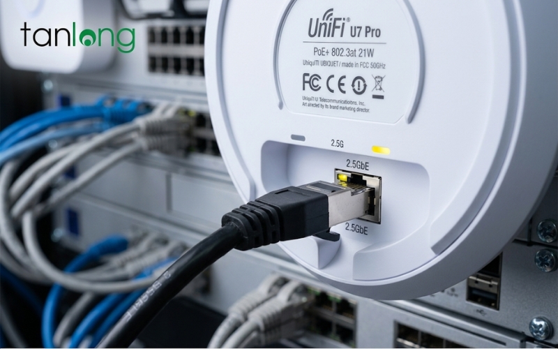 UNIFI U7 PRO YÊU CẦU NGUỒN POE: CẢNH BÁO SỤT NGUỒN 802.3AF VÀ CHUẨN POE+ 21W BẮT BUỘC