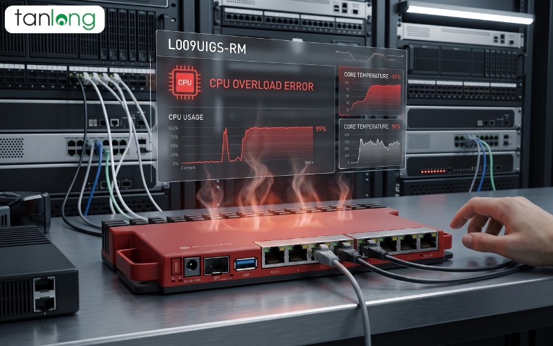 SỬA TRIỆT ĐỂ LỖI CPU CAO TRÊN L009UIGS-RM KHI DI TRÚ TỪ RB2011 DUY TRÌ UPTIME 99.99%